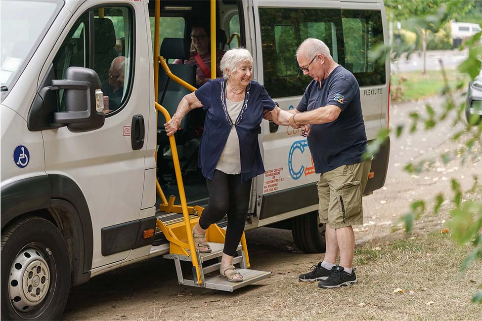Community Connexions offering accessible and safe rides for elderly and disabled residents in Gloucestershire
