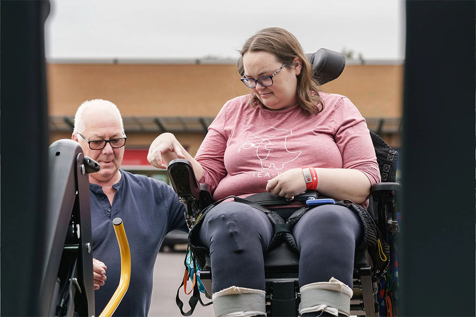 Community Connexions giving safe community transport for elders and disabled people